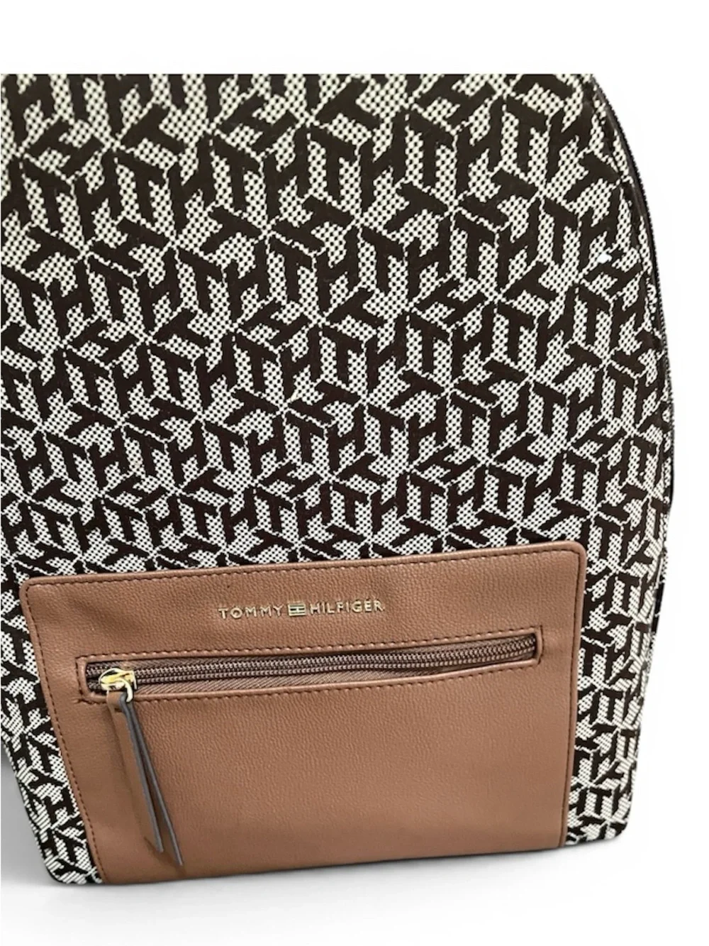Tommy Hilfiger Brown Patterned  Backpack